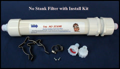 Marine Holding Tank Vent Filter with Install Kit - Serviceable